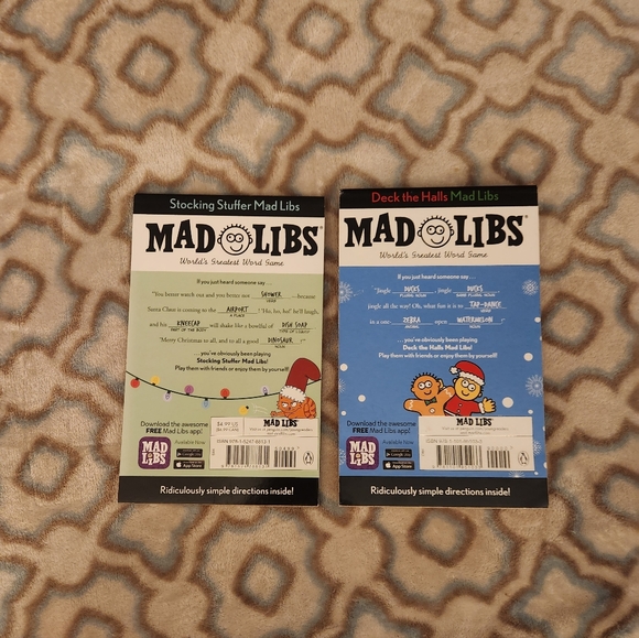 Two Christmas Mad Libs Books - Picture 2 of 2